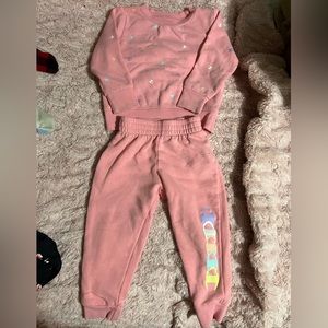 Girls 3T pink champion outfit gently worn